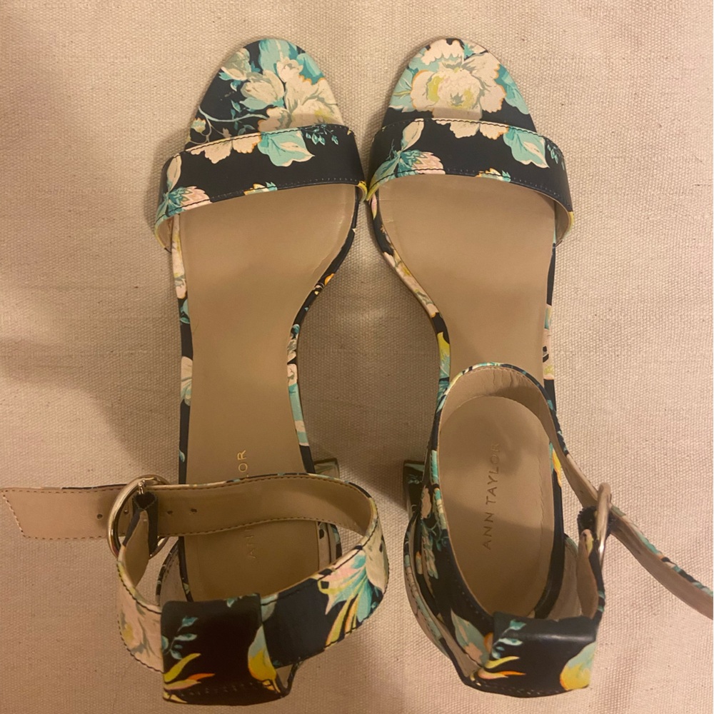 Ann Taylor open toe heels